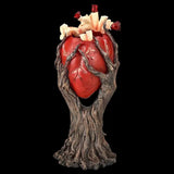 2307BA Halloween Desk Ornament Treant Heart Resin Desktop Ornaments Hangable Scary Decorative Home Decor For Halloween Haunted House