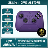 8BitDo - New Ultimate 2.4G Wireless, Hall Effect Joystick Update, Gaming Controller for PC, Windows Steam Deck, Android & iPhone