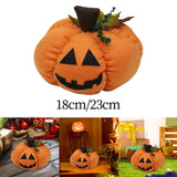 0709BA Halloween Pumpkin Ornament Home Decor Fall Harvest Thanksgiving Evil Pumpkins Statue Desk Collectibles Fall Simulated Pumpkin