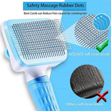 2307GP Dog Hair Remover Brush Cat Dog Hair Grooming And Care Comb For Long Hair Dog Pet Removes Hairs Cleaning Bath Brush Dog Supplies