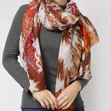 Ethnic Printed Scarf - Vibrant and Stylish Accessories for a Boho-Chic Look