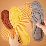 1~10PCS Keep Warm Fleece Insole Thicken Soft for Shoes Thicken Soft Massage Pad Cashmere Winter Thermal Insoles Man Woman Insole