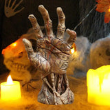 2307BA Halloween Desk Decor Spooky Zombie Hand Ornament for Halloween Prop Trick Toy Gift Non-toxic Thrilling Palm for Prank for A