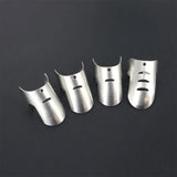 1007GG Cut Resistant Protective Hand Tools 4pcs/Set Slice Cooking Gadgets Stainless Steel Finger Protector Finger Hand Guard