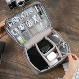 Travel Cable Bag Cosmetic Makeup Organizers Wire Charger Electronic Gadgets Case Toiletry Kit Bathroom Storage Accessories Item