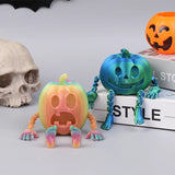 0709BA Halloween 3D Printed Pumpkin Halloween Decorations Desk Figurines Home Office Decor