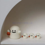 1009BA Halloween Ghost Candle Molds Pumpkin Scented Candle Tea Wax Molds Chocolate Handmade Soap Accessories Handmade Silicone Mould