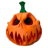 0709BA Scary Jack O Lantern Jack-o Lantern Decorations Frightening Halloween Party Favors For Desk Table Garden Indoor Outdoor Decor