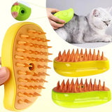 2307GP Electric Dog Steamer Brush Grooming 3 in 1 Dog Steam Brush Pet Remove Tangles and Loose Hair for Massage Steamy Cat Supplies