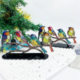 Table Decoration, Contemporary Metal Bird Ornament for Home