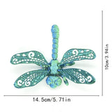 0709BA 3D Printed Dragonfly Figurine Collectible Desk Decor Transformable Design,For Halloween Christmas Xmas Thanksgiving Toy Kids