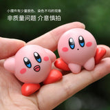 6Pcs/Set Anime Kirby Action Figures Pvc Model Doll Toys Collection Table Top Car Ornament For Children Birthday Surprise Gift