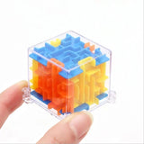 2407TA 3D Maze Magic Cube Six-sided Transparent Puzzle Speed Cube Rolling Ball Magic Cubes Maze Toys For Children Stress Reliever Toys