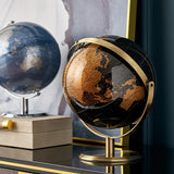 2307BA Home Decor Accessories Retro World Globe Modern Learning World Map Globe Kids Study Desk Decor Globe Geography Kids Education