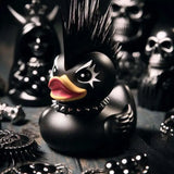 0907TA New Duck Statue Gothic Sculpture Punk Animal Figurine Resin Desk Decoration Collectible Figurines Satan Duck Tabletop Ornaments