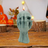 1009BA Halloween Skull Mold 3D Hand Skull Resin Art Crafts Mould DIY Halloween Silicon Candle Making Mold Multifunctional Silicon Mould