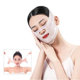 Breathable Elastic Face Slimming Bandage V Line Face Shaper Women Chin Cheek Lift Up Belt Facial Massager Strap Face Skin Care
