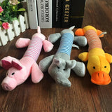 1009GP Dog Toy Squeak Pet Toy Cute Animal Plush Sound Toys for Dogs Puppy Chew Grind Teeth Toys Nontoxic Pets Supplies Dog Accessories