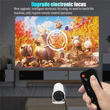 DITONG HY300 Plus HD Projector Portatil 4K 1280x720P Android Wifi LED Video Home Theater Cinema Phone Mini Games Proyector Movie