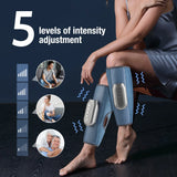 Rechargeable Calf Massager with Remote Control Electric Leg Fatigue Relief 3 Level Hot Compress Air Pressure Leg Massage Device