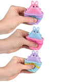 Squeezy & Pop Up Bunny Basket Kids Toy In Bulk - Assorted