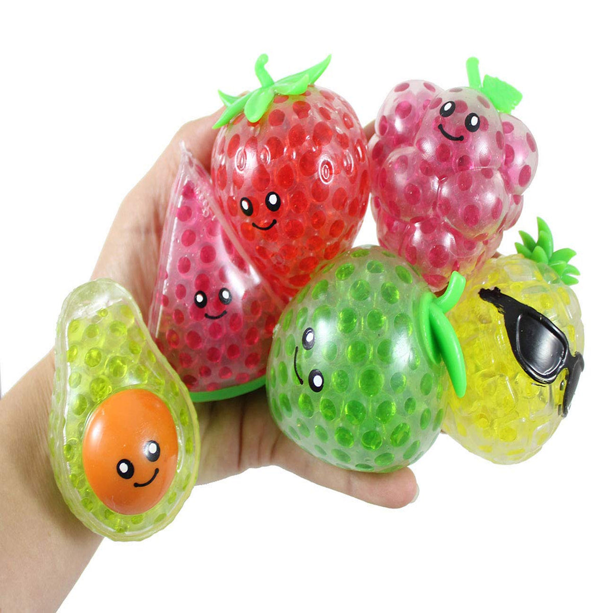 Squeezy Bead Fun Fruit For Kids In Bulk- Assorted