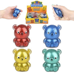 Squish Sticky Bear kids Toys In Bulk- Assorted