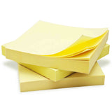 Yellow Adhesive Back Sticky Notes Bulk