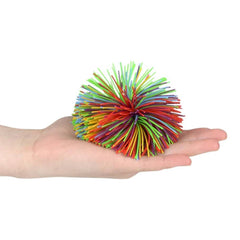 Rainbow Color Bouncy string Ball Kids Toys In Bulk- Assorted