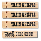 Wooden Train Whistle kids Toys In Bulk