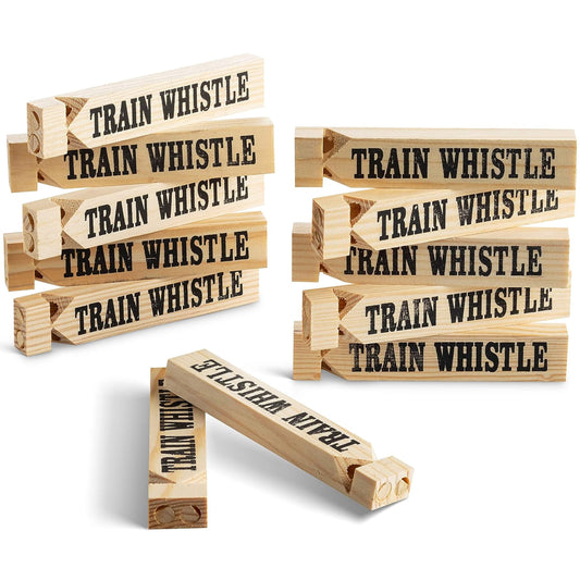 Wooden Train Whistle kids toys (Sold by DZ)