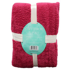 Plush Coral Throw Blanket in Assorted Colors  Cozy Comfort for Any Occasion MOQ -2 pcs