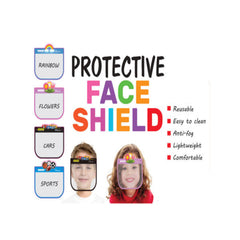 Keep Kids Safe with the Child's Face Shield 4 Asst  Fun Designs and Reliable Protection MOQ -16 pcs