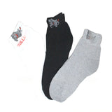 Men's Bull Dog Casual Cotton Ankle Socks Wholesale