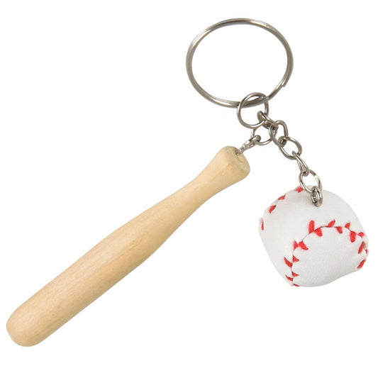Wooden Bat And Ball KeyChain ( Sold by DZ)