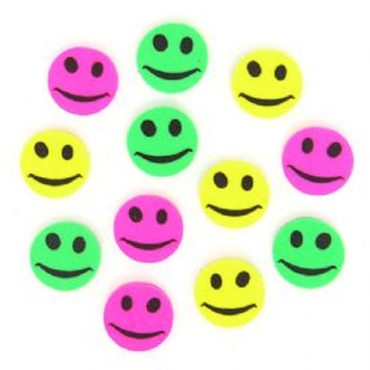 New Smiley Face Erasers MOQ -144 pcs