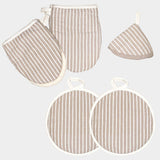 Charming Striped Kitchen Accessories - Stylish and Practical Essentials for Your Culinary Space