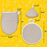 Charming Striped Kitchen Accessories - Stylish and Practical Essentials for Your Culinary Space