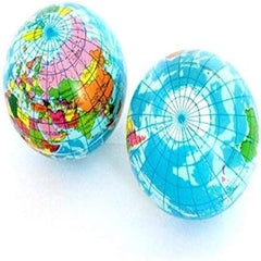 Globe stress Balls kids toys In Bulk- Assorted