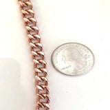 Wholesale1.4" Wide Cuban Pure Copper Link Necklace Suitable for Men and Women (sold by the piece )