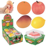 Stretchy Marshmallow Fruit Kids Toys In Bulk - Assorted