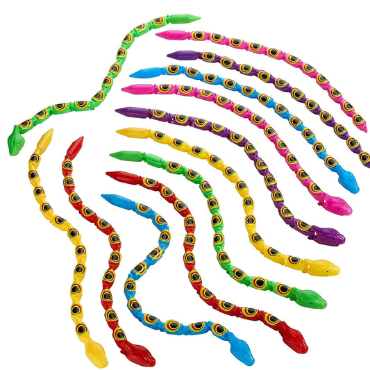Jointed Snake kids toys In Bulk- Assorted