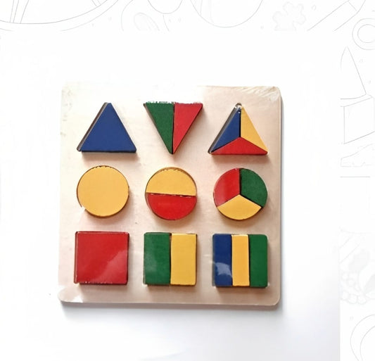 Geometry Shape Sorter Blocks Wooden Toys Educational Board Game