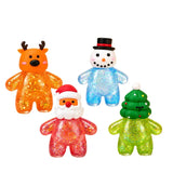 Glitter Christmas Squishy Fidget Toy for Kids