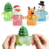 Glitter Christmas Squishy Fidget Toy for Kids