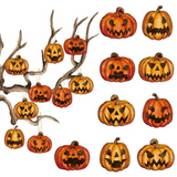 2907BA New Halloween Decoration Pumpkin Pendant Halloween Party Atmosphere Decoration Pumpkin Ornaments Hanging Ornaments Dress up Bar