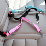 1009GP Adjustable Pet Cat Dog Car Seat  Belt Pet Seat Vehicle Dog Harness Lead Clip Safety Lever Traction Dog Collars Dog Accessoires