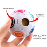Glow Puzzle Fidget Ball Kids Toy- Assorted