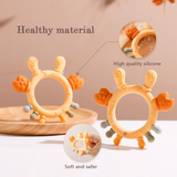 2808TA 1pc Baby Crab Teether Silicone Toys for Baby care Utensils 0 12 months Dental Care Silicone Rattle Toys Chewing Gum Baby Gifts