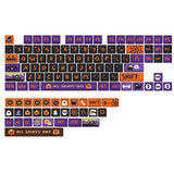 135-Keycap Set for Mechanical Keyboards - Durable PBT, Halloween-Themed Designs, Universal Fit, XDA Profile, Ideal for Customization & Gifts